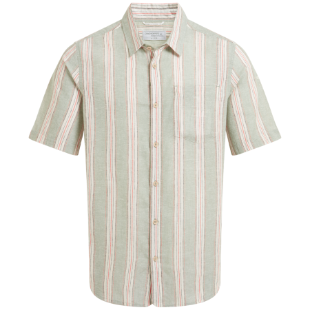 Camicie Craghoppers Argino Short Sleeved Shirt verde chiaro LcnGrnStripe