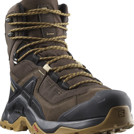 Scarpe da trekking da uomo Salomon Quest Element Gore-Tex nero/marrone Delicioso / Black / Dull Gold