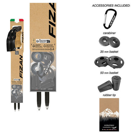 Bastoncini da trekking Fizan Compact 4