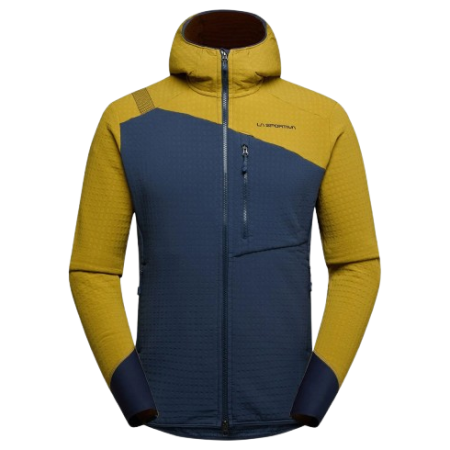 Giacca da uomo La Sportiva Bristen Thermal Hoody M blu/verde Savana/Night Sky