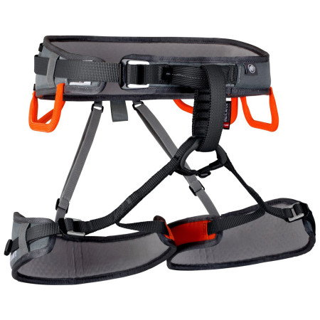 Imbracatura da arrampicata da uomo Mammut Ophir 3 Slide grigio/arancio Titanium/DarkOrange