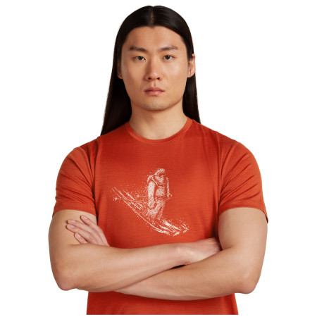 Maglietta da uomo Icebreaker Merino 150 Tech Lite Skiing Yeti