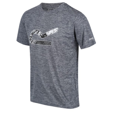 Maglietta da uomo Regatta Fingal VI grigio Navy Marl