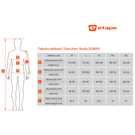 Maglia da ciclismo da uomo Etape Rocky