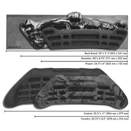Tavola da arrampicata portatile Metolius Simulator 3D