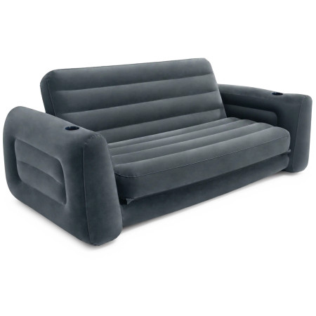 Sedia gonfiabile Intex Pull-out Sofa grigio scuro grey