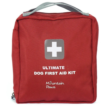 Kit di pronto soccorso per cani Mountain Paws Ultimate Dog First Aid Kit (2026) rosso red