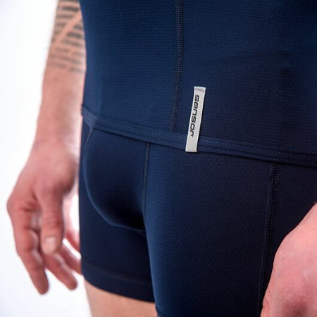 Maglietta da uomo Sensor Coolmax Tech Deep Blue