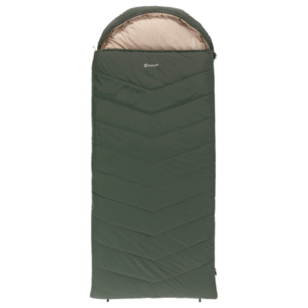 Sacco a pelo rettangolare Outwell Caldera Lux XL verde scuro Green