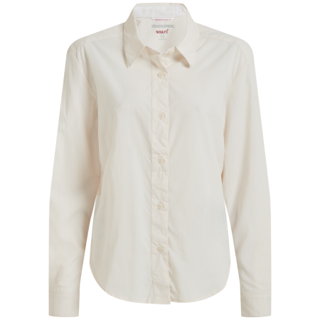 Camicie Craghoppers NosiLife Freeda Long Sleeved Shirt beige Sea Salt