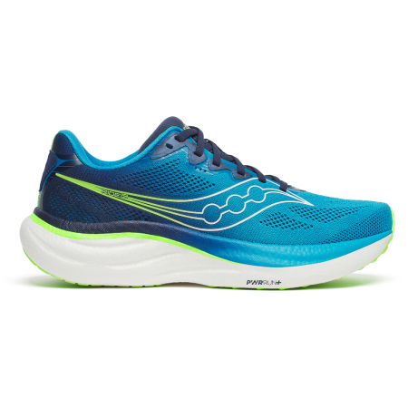 Scarpe da corsa da uomo Saucony Ride 19 blu cobalt/slime
