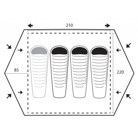 Tenda da trekking Trimm Magnum