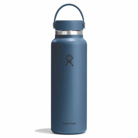 Thermos Hydro Flask 40 Oz Wide Flex Cap blu scuro Harbor Blue
