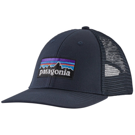 Berretto con visiera Patagonia P-6 Logo LoPro Trucker Hat blu scuro Navy Blue