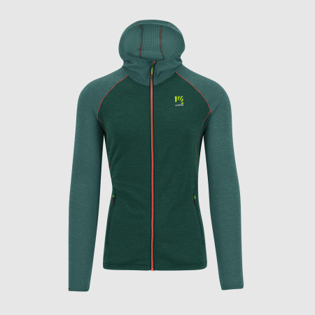 Felpa da uomo Karpos Ambrizzola Full-Zip Hoodie verde Dark Sea/Balsam