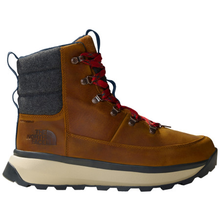 Scarpe da uomo The North Face M Bergen Leather Wp marrone TIMBER TAN/TNF RED