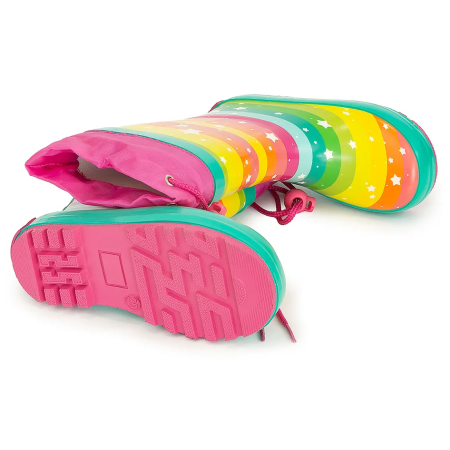 Stivali da pioggia per bambini Pidilidi Rainbow
