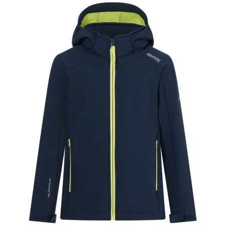 Giacca softshell per bambini Regatta Haydenbury Navy (Wild Lime) blu/verde Navy (Wild Lime)