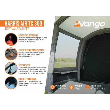 Tenda gonfiabile Vango Harris Air TC 350