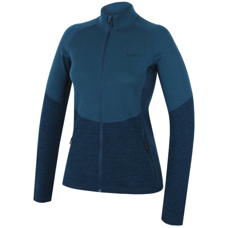 Felpa da donna MOOA Merino 3D 240 blu lagoon blue