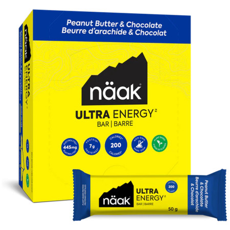 Barrette energetiche Näak Peanut Butter & Chocolate - Ultra Energy™ Bar