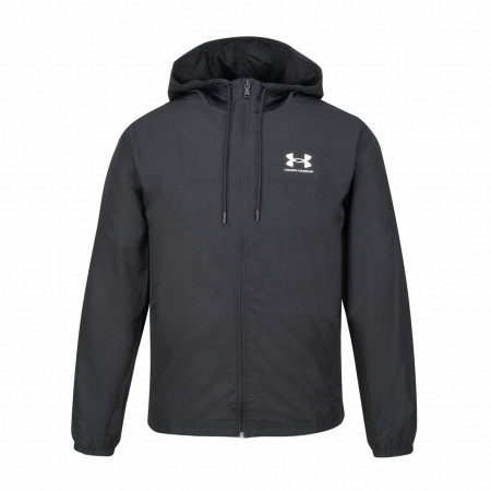 Giacca da uomo Under Armour Rival Wvn Windbreaker nero Black/Black/White