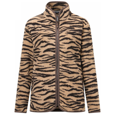Felpa da donna Regatta Womens Frankie Borg Full Zip marrone BarcrnZebra