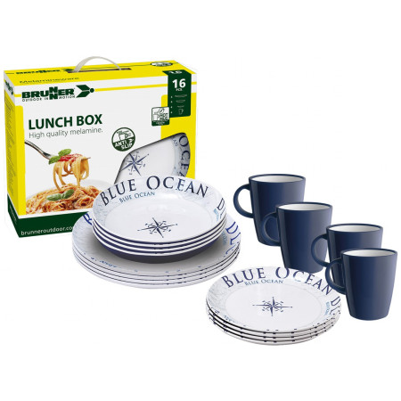 Set di stoviglie Brunner Lunch Box Blue Ocean