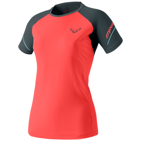 Maglietta sportiva da donna Dynafit Alpine Pro W rosso/grigio hot coral