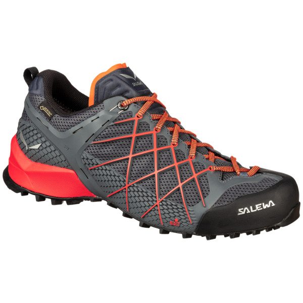 Scarpe da uomo Salewa MS Wildfire GTX grigio OmbreBlue/FluoOrange