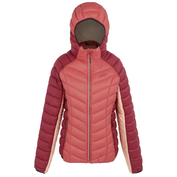 Giacca invernale da donna Regatta Women Hooded Dalent corallo RumbaRd/MnRd