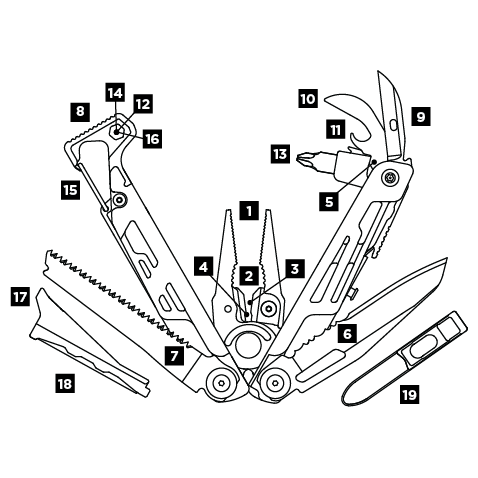 Multitool Leatherman Signal Coyote Tan