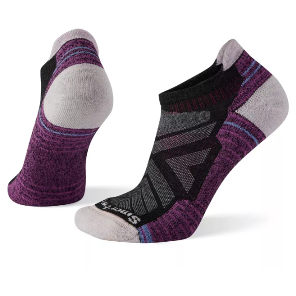 Calzini da donna Smartwool Hike Light Cushion Low Ankle Socks nero/viola charcoal