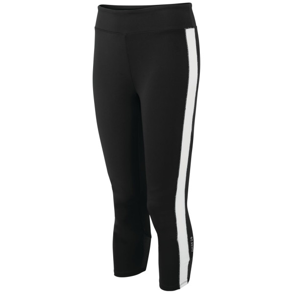 Leggings 3/4 da donna Dare 2b Curvate 3/4 Tight nero/bianco Black/White