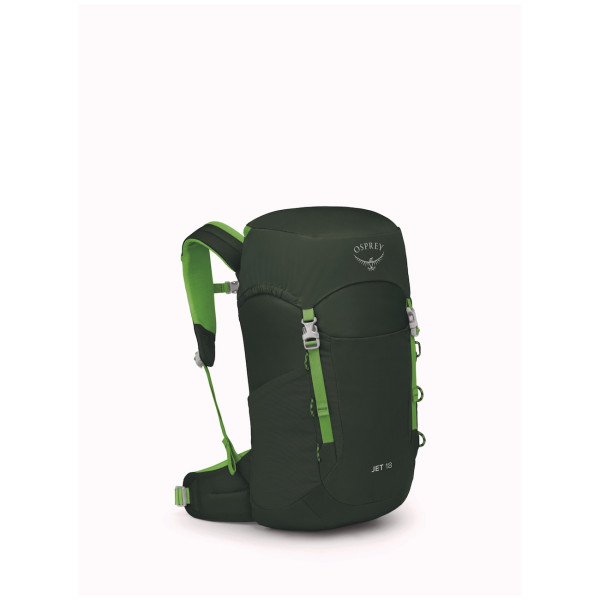 Zaino bambino Osprey Jet 18 verde green canopy/limeline green