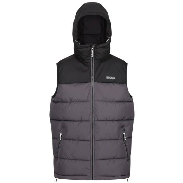 Gilet da uomo Regatta Nevado B/W nero Black/DkGrey