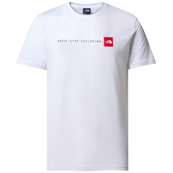 Maglietta da uomo The North Face S/S Never Stop Exploring Tee bianco Tnf White