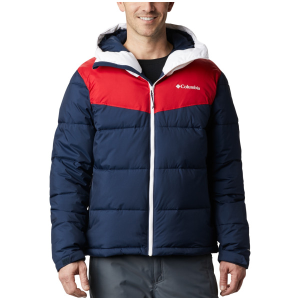 Giacca da uomo Columbia Iceline Ridge Jacket blu scuro CollegiateNavyMountainRedWhite