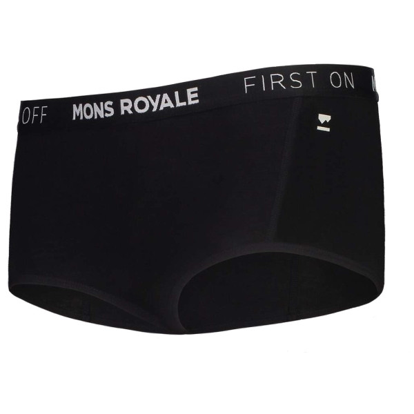 Mutandine sportive da donna Mons Royale Sylvia Boyleg nero Black