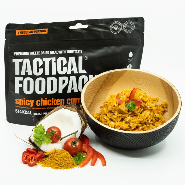 Piatto principale Tactical Foodpack Spicy Chicken Curry 120g