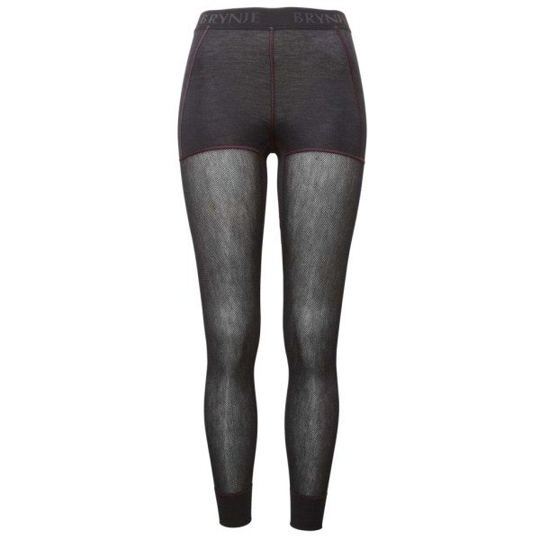 Mutande sportive da donna Brynje of Norway Wool Thermo Light Longs nero Black