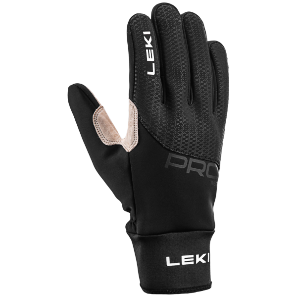 Guanti da sci di fondo Leki PRC Premium ThermoPlus nero/beige black-sand