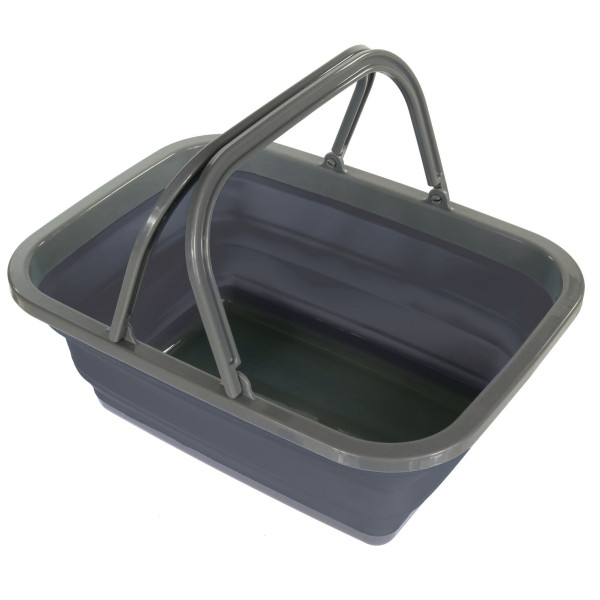 Lavandino pieghevole Regatta TPR Folding Wash Basin grigio Ebony Grey