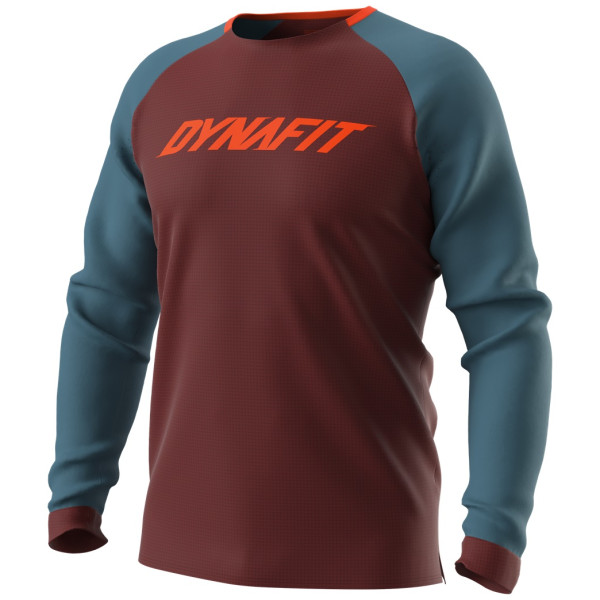 Maglietta funzionale da uomo Dynafit Ride L/S M rosso/blu 1571 - syrah/8160