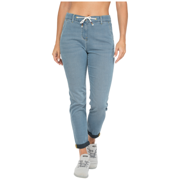 Pantaloni da donna Chillaz Summer Splash blu/bianco Denim Blue