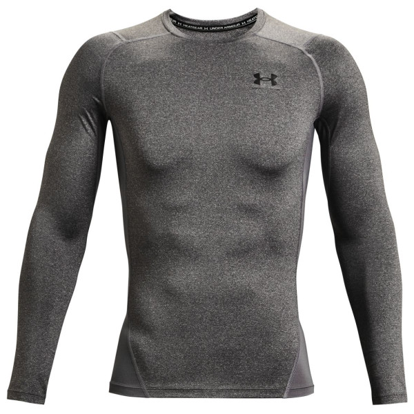 Maglietta funzionale da uomo Under Armour HG Armour Comp LS grigio CarbonHeather//Black