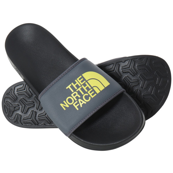 Pantofole da uomo The North Face Base Camp Slide III nero/giallo Tnf Black/Acid Yellow