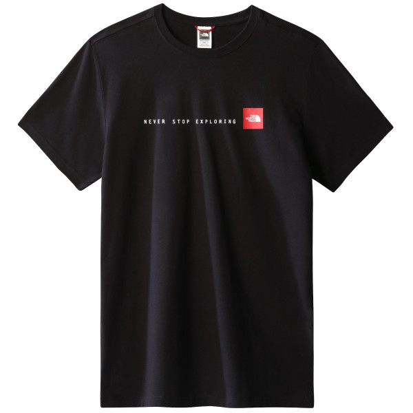 Maglietta da uomo The North Face M S/S Never Stop Exploring Tee nero Tnf Black