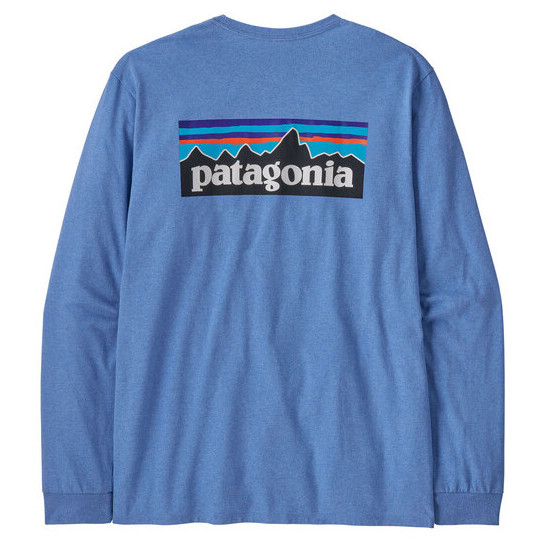 Maglietta da uomo Patagonia P-6 Logo Responsibili Tee LS