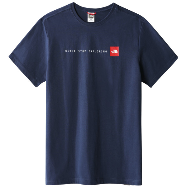 Maglietta da uomo The North Face M S/S Never Stop Exploring Tee blu Summit Navy